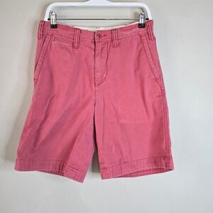 Polo Ralph Lauren Mens Red Chino Relaxed Fit Shorts Size 30
